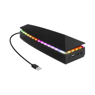 Imagem de Suporte De Ventilador LED RGB Para Console PS5, Base Refrigeradora, Ac