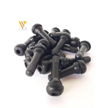 Imagem de Kit 10 Bico de Roda Liga Leve e Ferro Carro Moto Modelo 414 Aro 13 14 