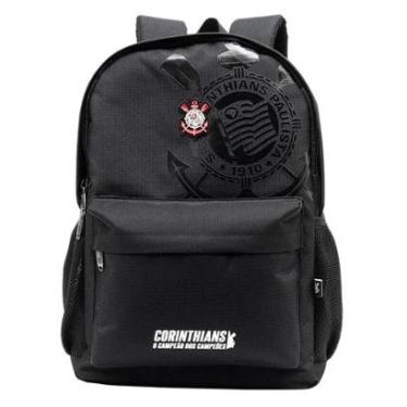Imagem de Mochila Esportiva Escolar Corinthians Poderoso Timão Oficial-Unissex