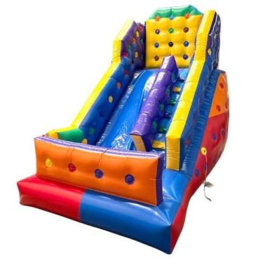 Imagem de Tobogã Premium Inflável Coloréx Motor 750w - Maringá Infláveis, 220V