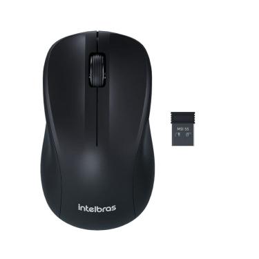 Imagem de Mouse sem Fio com Click Silencioso MSI 55 Intelbras