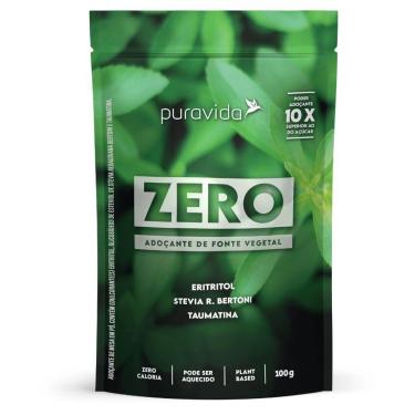 Imagem de Adocante Zero Stevia Taumatina 100g - PuraVida-Unissex