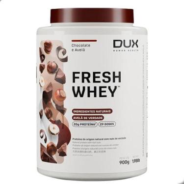 Imagem de Whey Protein Fresh 3W 100% Natural 900g Dux Nutrition, Chocolate e Ave