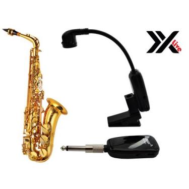 Imagem de Microfone Transmissor e Receptor Wireless XXLive para Saxofone  - U12S