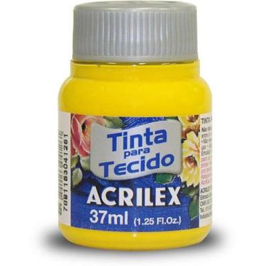 Imagem de Tinta de tecido 37ml Acrilex -melão 895 Tinta de tecido 37ml Acrilex -