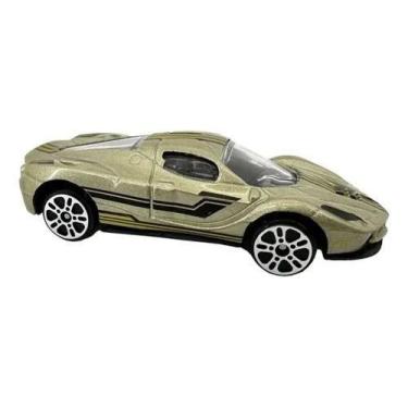 Imagem de Miniatura Carro Carrinho Candide Steel Car Garagem S.a, Prata, Dourado