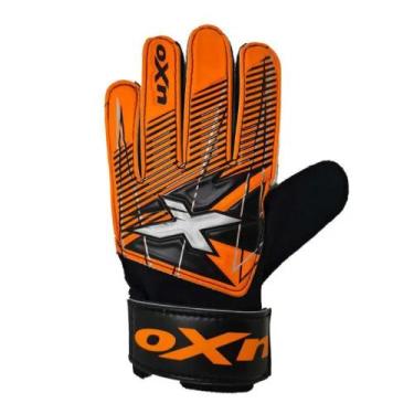 Imagem de Luva Goleiro Oxn Agilis Infantil - Laranja/Prata/Preto, 6