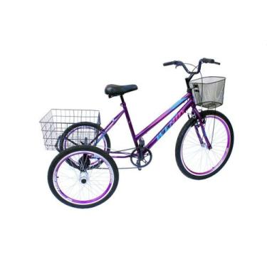 Imagem de Triciclo adulto cano baixo freio duplo c/aero - Onix