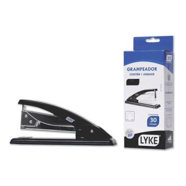 Imagem de Grampeador de Metal Lyke 24/6 e 26/6 Base 20 cm para 30 folhas