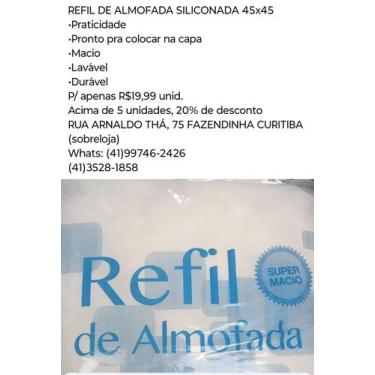 Imagem de Refil de Almofada Siliconada - .
