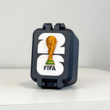 Imagem de Caixa Porta Figurinhas Copa 2026 Organizador com Capacidade para até 3