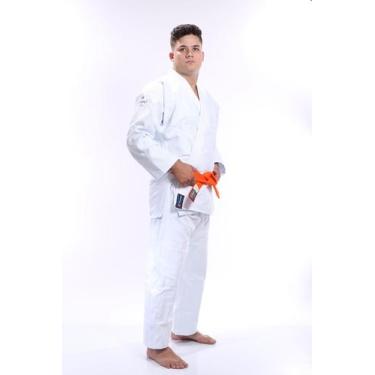 Imagem de Kimono Torah Judo Trançado Plus Adulto, Branco, A0