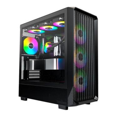 Imagem de Gabinete Gamer Montech X5, Mid-Tower, Vidro Temperado, Com 4X Fans, Pr