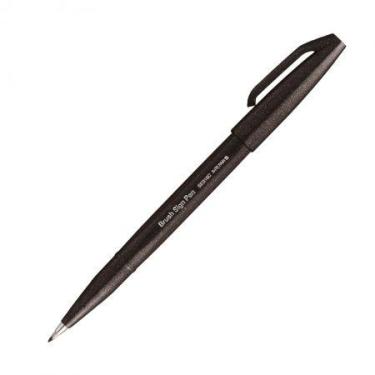 Imagem de Caneta hidrográfica Brush Sign Pen Preta - Pentel