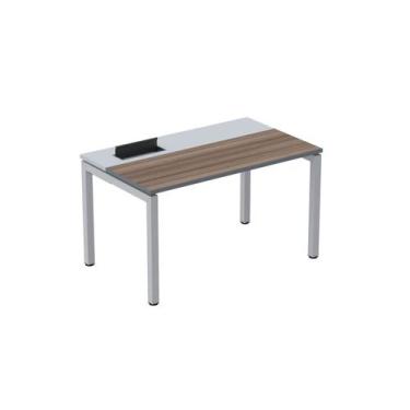 Imagem de Escrivaninha Mesa Escritório Plataforma para 1 Pessoa com Caixa de Tom