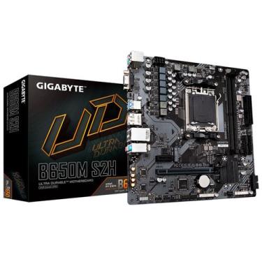 Imagem de Placa Mãe Gigabyte B650M S2H, AMD Socket AM5, DDR5, Micro ATX - B650M-