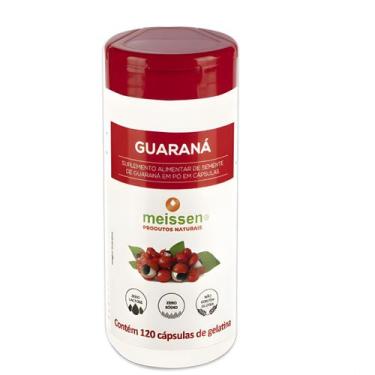 Imagem de Guaraná Cafeína Suplemento 120 Cápsulas Melhor Concentração Sabor:Sem 