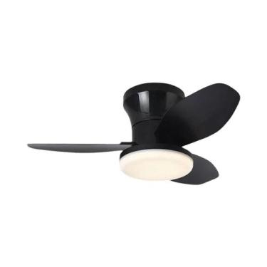 Imagem de Ventiladores De Teto Modernos Minimalistas Nórdicos Com Luzes Para Qua