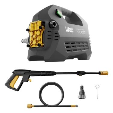 Imagem de Lavadora de Alta Pressão WAP WL4000 420L/h 1940PSI com Desobstruidora e Motor de Indução 2000W 127V
