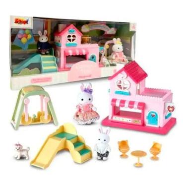Imagem de Casinha Feliz Conjunto Playground Zoop Zp01354 - Zoop Toys