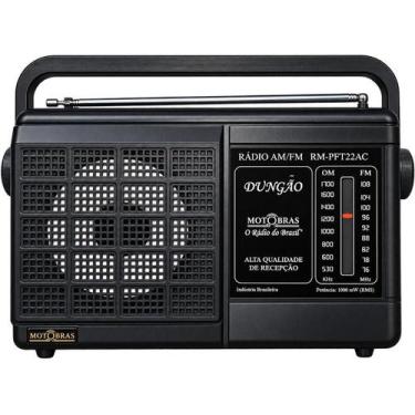 Imagem de Rádio Portátil Motobrás 2 Faixas Am Fm Bivolt Pilha E Energia