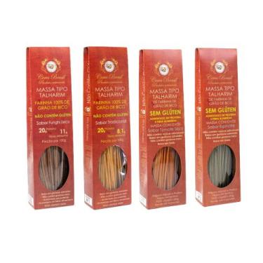 Imagem de Kit com 4 Sabores de Talharim de Farinha de Grão de Bico - Ceres Brasi