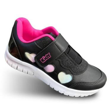 Imagem de Tênis Infantil de Menina Sem Cadarço Kidy Uktra Flex 4451007 Cor:44510
