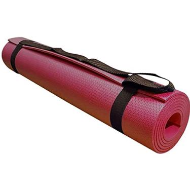 Imagem de Tapete Para Yoga em EVA, Vermelho, Evamax, 170x60cm
