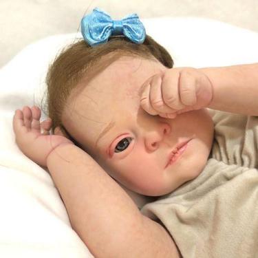 Boneca Bebê Reborn Menino Baby Dolls Jhonan em Promoção é no Buscapé