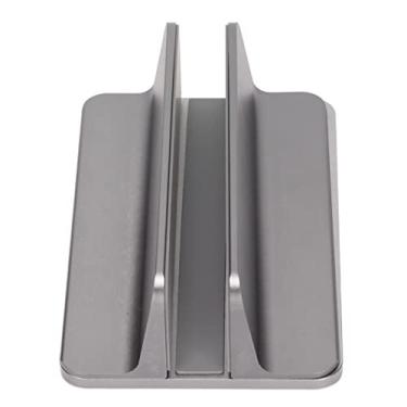 Imagem de Suporte para laptop, prateleira para laptop Longa vida útil Design vertical dobrável ajustável para desktop para escritório para casa
