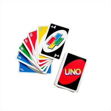 Jogo de Mesa Cartas Uno Minimalista Preto Original - Mattel