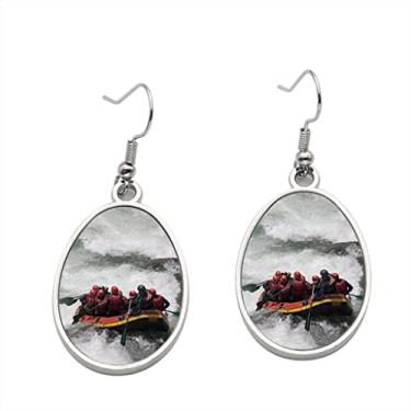 Imagem de Brinco de rafting – Brincos com pingente para meninas – Presente de festa de aniversário dos namorados, Metal, Sem pedras preciosas