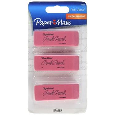 Imagem de Borracha Papermate rosa 3 pçs Tamanho 3 pçs Borracha Papermate Rosa Pacote com 3