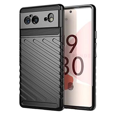 Imagem de YUNCHAO Caixa de telefone Para o Google Pixel 6 à prova de choque, capa suave capa para celular