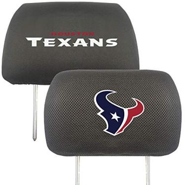 Imagem de FANMATS Capas para encosto de cabeça NFL Houston Texans, cores do time, tamanho único