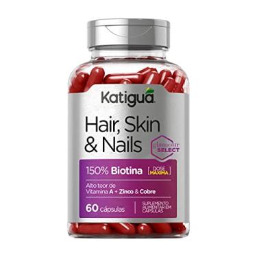 Imagem de Hair Skin Nails Dose Máxima 150% Biotina 60 Cápsulas Katigua