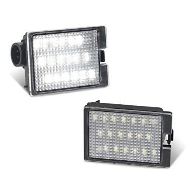 Imagem de Luzes de placa de LED Ruxifey compatíveis com caminhão Dodge Durango 2014-2019, 6000 K branco, pacote com 2