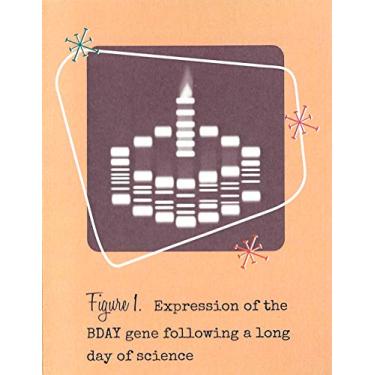 Imagem de Cartão ciência de bolo de eletroforese em gel de aniversário (10,8 cm x 14 cm) por Nerdy Words