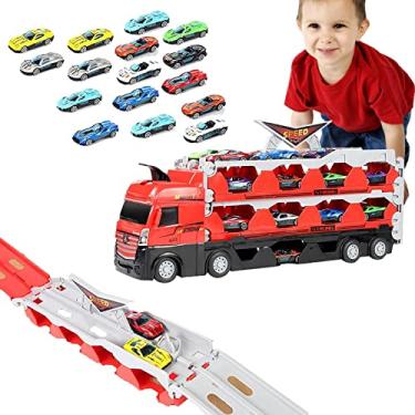 Brinquedos de Aventura de Carro - Brinquedos de Pista de Corrida Para 3 4 5  6 Anos