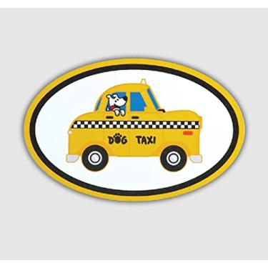 Imagem de Dog Taxi - Ímã em forma de osso - 5,5" x 3,5"