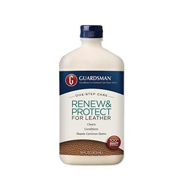 Imagem de Guardsman Renew & Protect for Leather 471300 ml – Limpa, condiciona e protege em um único passo – Ótimo para móveis de couro e interiores de carro – 471300