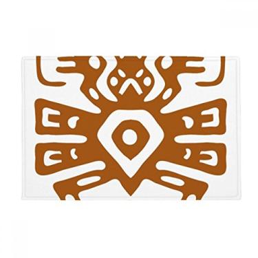 Imagem de DIYthinker Tapete Mexico Totems Mexicana Civilização Antiga Tapete Antiderrapante para Porta de Banheiro