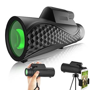 Imagem de Luneta 12x42, luneta prisma HD BAK-4, adequada para smartphones, à prova d'água, adequada para adultos e crianças, adequada para observação de pássaros e tirar fotos, shows