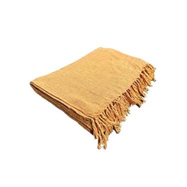Imagem de Manta Para Sofá 3 Lugares 2,40x1,80 (Laranja com Amarelo)
