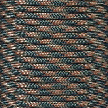 Imagem de Paracord Planet 250 kg, cabo de paraquedas camuflado da floresta de 250 kg, corda de paraquedas camuflada da floresta. Também conhecido como corda de paraquedas, corda de paraquedas, cabo utilitário, cabo tático e cabo militar. Feito nos EUA para proporcionar durabilidade e força.