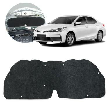 Imagem de Forro Capô Manta Acústica Corolla 2015 2016 2017 2018 2019 Antirruído Isolante com Presilha Grud Gtc 5589
