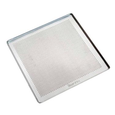 Imagem de Kit com 8 assadeiras 35x35x1 Perfurada Estampada - Imeca