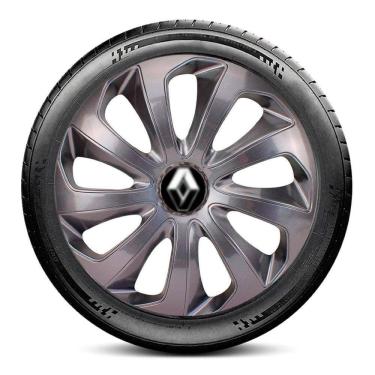Imagem de Calota LC121 Renault Aro 15 Grafite Velox Escolha o carro