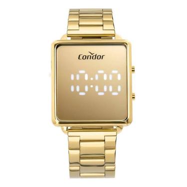 Imagem de Relógio Condor Feminino Comd1202ajw/4x Led Dourado 35mm
