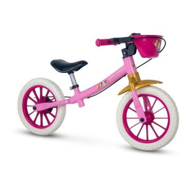 Imagem de Bicicleta Infantil Aro 10 - Princesas - Balance Bike - Rosa - Nathor